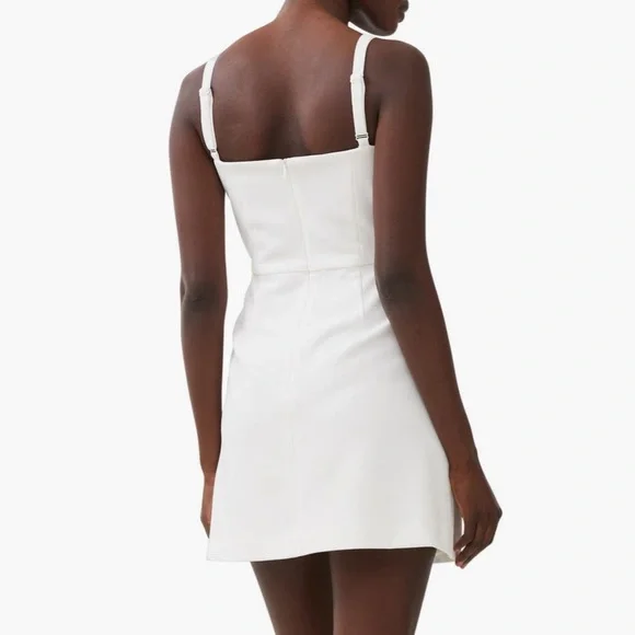 NWT French Connection Whisper Faux Mini Dress - Picture 2 of 9